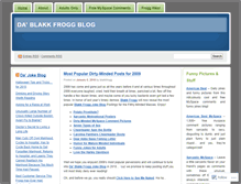 Tablet Screenshot of blakkfrogg.wordpress.com