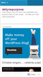 Mobile Screenshot of defynepurpose.wordpress.com