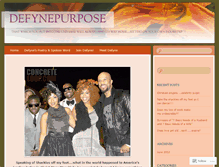 Tablet Screenshot of defynepurpose.wordpress.com