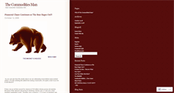 Desktop Screenshot of commoditiesman.wordpress.com