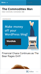 Mobile Screenshot of commoditiesman.wordpress.com