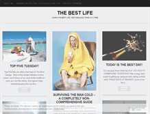 Tablet Screenshot of mylifeisthebestlife.wordpress.com