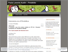 Tablet Screenshot of paulalaverde.wordpress.com