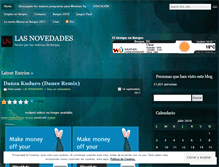 Tablet Screenshot of lasnovedades.wordpress.com