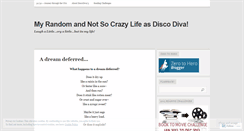 Desktop Screenshot of discodiva73.wordpress.com