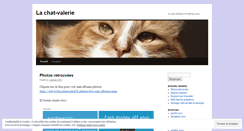 Desktop Screenshot of lachatvalerie.wordpress.com