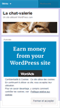 Mobile Screenshot of lachatvalerie.wordpress.com