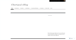 Desktop Screenshot of cburt415.wordpress.com