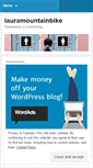 Mobile Screenshot of lauramountainbike.wordpress.com