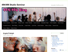 Tablet Screenshot of 494studio496.wordpress.com