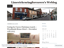 Tablet Screenshot of limerickcaringforcarers.wordpress.com