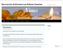 Tablet Screenshot of ninesdecoracion.wordpress.com
