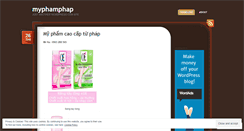 Desktop Screenshot of myphamphap.wordpress.com