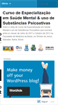 Mobile Screenshot of cursodeespecializacaoesaudemental.wordpress.com