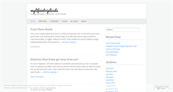 Desktop Screenshot of mylifeintriplicate.wordpress.com