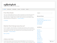 Tablet Screenshot of mylifeintriplicate.wordpress.com