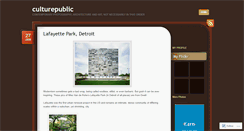 Desktop Screenshot of culturepublic.wordpress.com