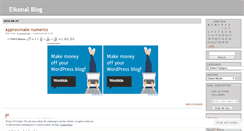 Desktop Screenshot of eikonal.wordpress.com