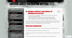 Desktop Screenshot of custombottles.wordpress.com