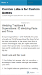 Mobile Screenshot of custombottles.wordpress.com