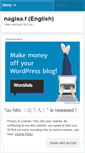 Mobile Screenshot of nagisaf.wordpress.com