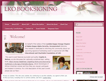 Tablet Screenshot of lkobooksigning.wordpress.com