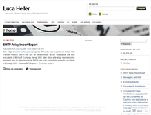 Tablet Screenshot of lucaheller.wordpress.com