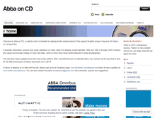 Tablet Screenshot of abbaoncd.wordpress.com