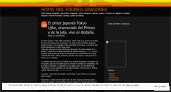 Desktop Screenshot of hoteldelpirineoaragones.wordpress.com