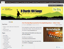 Tablet Screenshot of 8chordsonline.wordpress.com