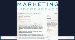 Desktop Screenshot of marketingindependence.wordpress.com