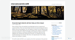 Desktop Screenshot of internationalreferral89.wordpress.com