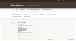 Desktop Screenshot of deannasamuels.wordpress.com