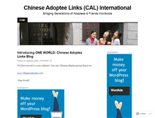 Tablet Screenshot of chineseadopteelinks.wordpress.com