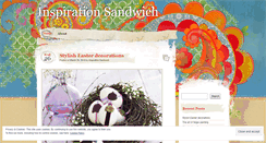Desktop Screenshot of inspirationsandwich.wordpress.com