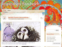 Tablet Screenshot of inspirationsandwich.wordpress.com