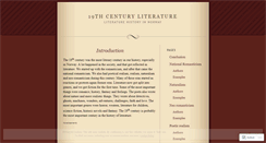 Desktop Screenshot of literaturehistory.wordpress.com