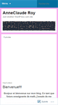 Mobile Screenshot of anneclauderoy.wordpress.com