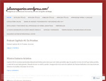 Tablet Screenshot of julianvaquerizo.wordpress.com