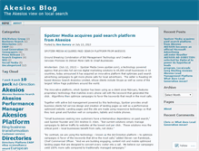 Tablet Screenshot of akesios.wordpress.com