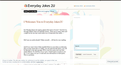 Desktop Screenshot of everydayjokes2u.wordpress.com