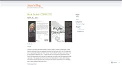 Desktop Screenshot of annamarieglass.wordpress.com