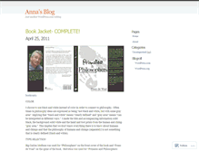 Tablet Screenshot of annamarieglass.wordpress.com