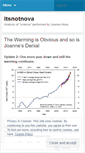 Mobile Screenshot of itsnotnova.wordpress.com