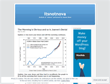 Tablet Screenshot of itsnotnova.wordpress.com