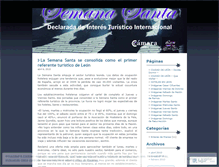 Tablet Screenshot of leonciudaddesemanasanta.wordpress.com