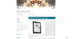 Desktop Screenshot of danielsaintauguste.wordpress.com