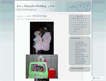 Tablet Screenshot of cheryl132.wordpress.com