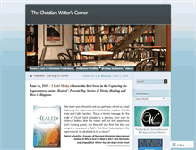 Tablet Screenshot of christianwriterscorner.wordpress.com