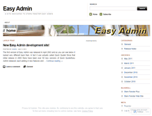 Tablet Screenshot of easyadminsoftware.wordpress.com